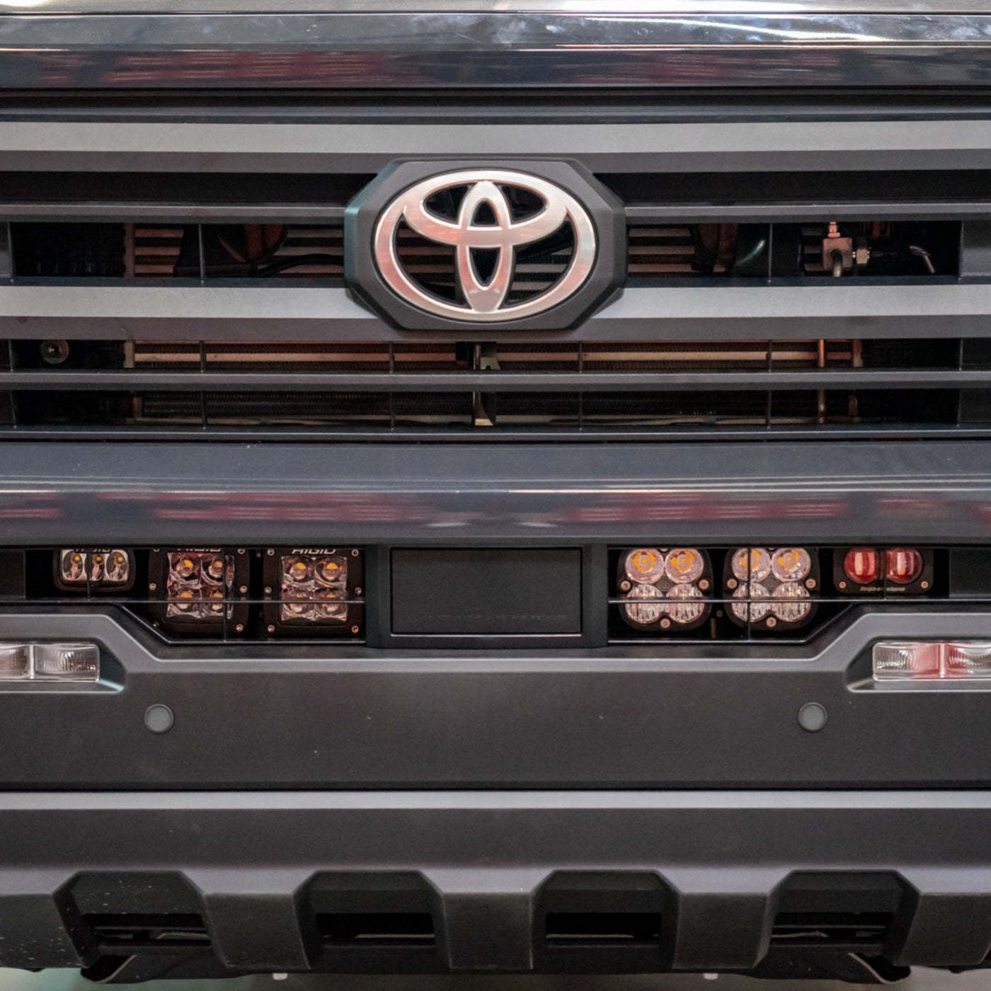 '24 Toyota Tacoma Bumper Light Mount installed 