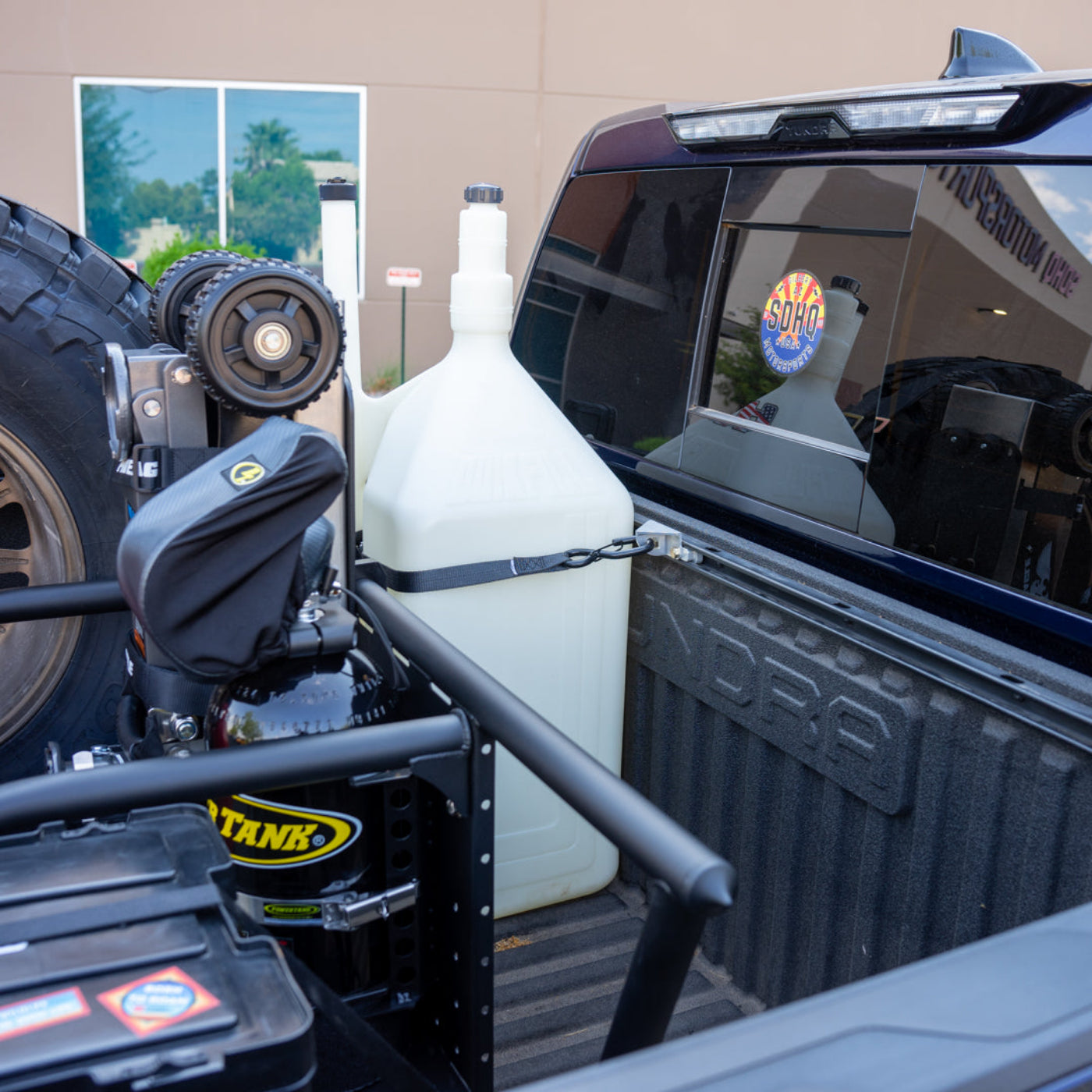 '22-25 Toyota Tundra SDHQ Built In Bed Chase Rack installed 