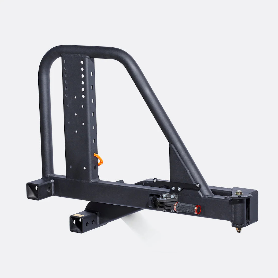 UltraSwing Short-Fit Spare Tire Hitch Mount | RiGd Supply Front View