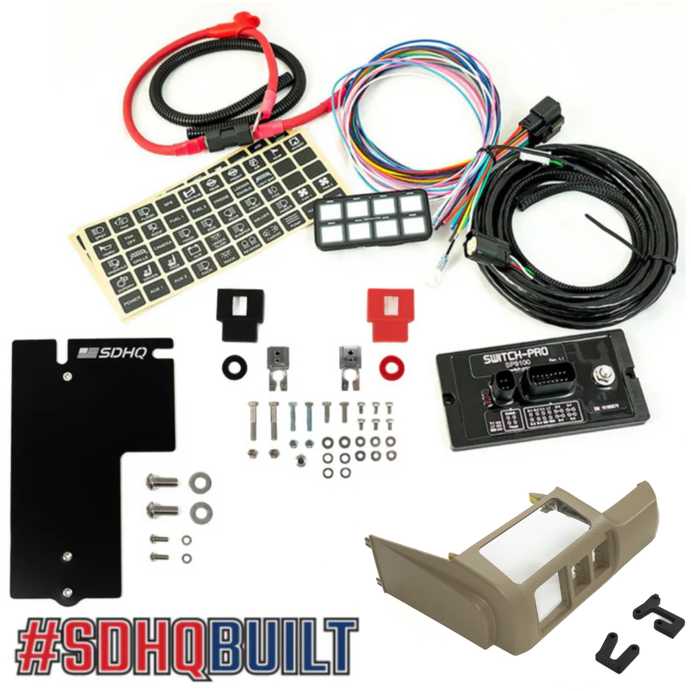 '10-24 Toyota 4Runner SDHQ Built Complete Switch Pros Mounting Kit