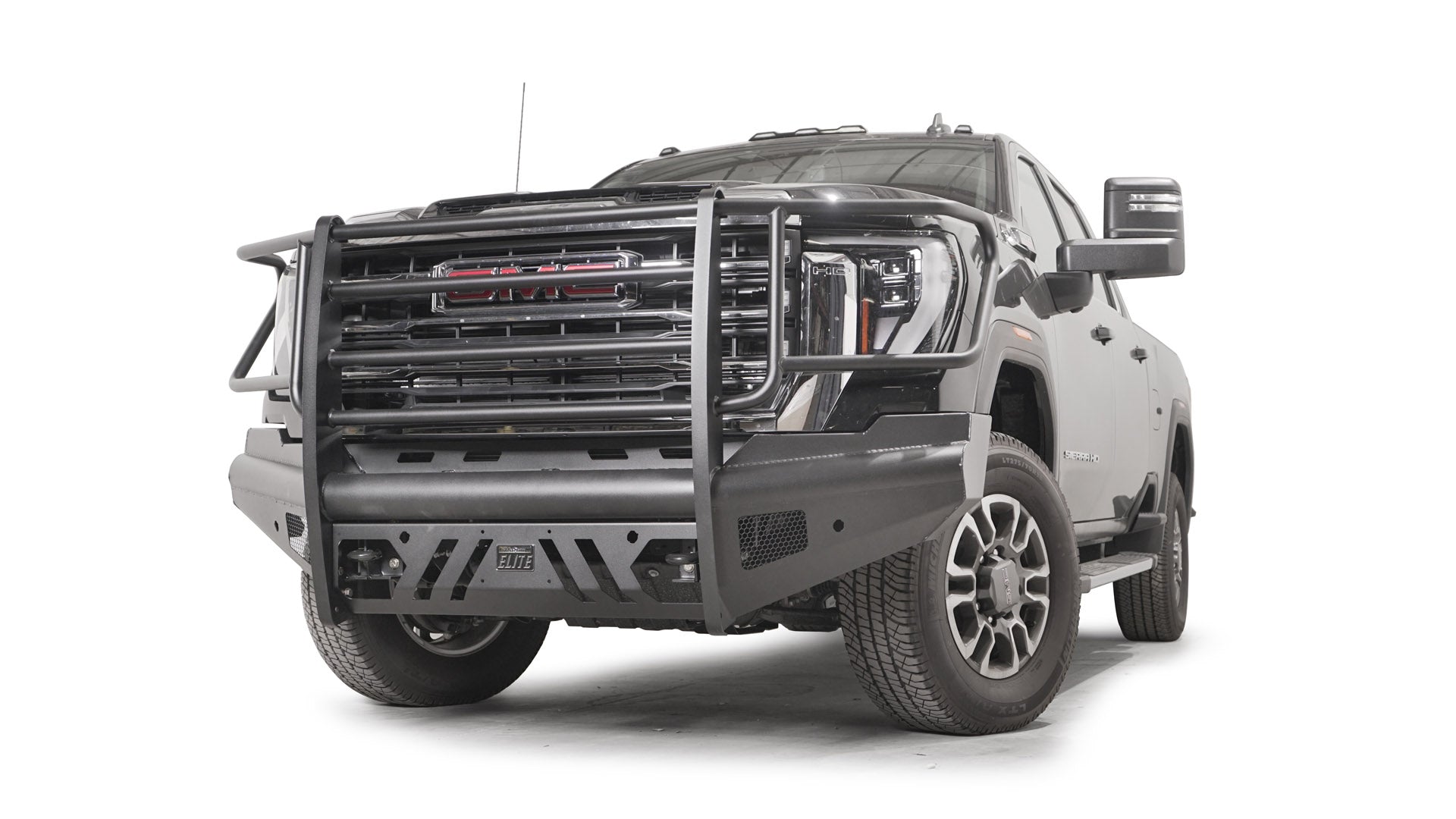 '24+ GMC 2500/3500 Black Steel Elite Front Bumper