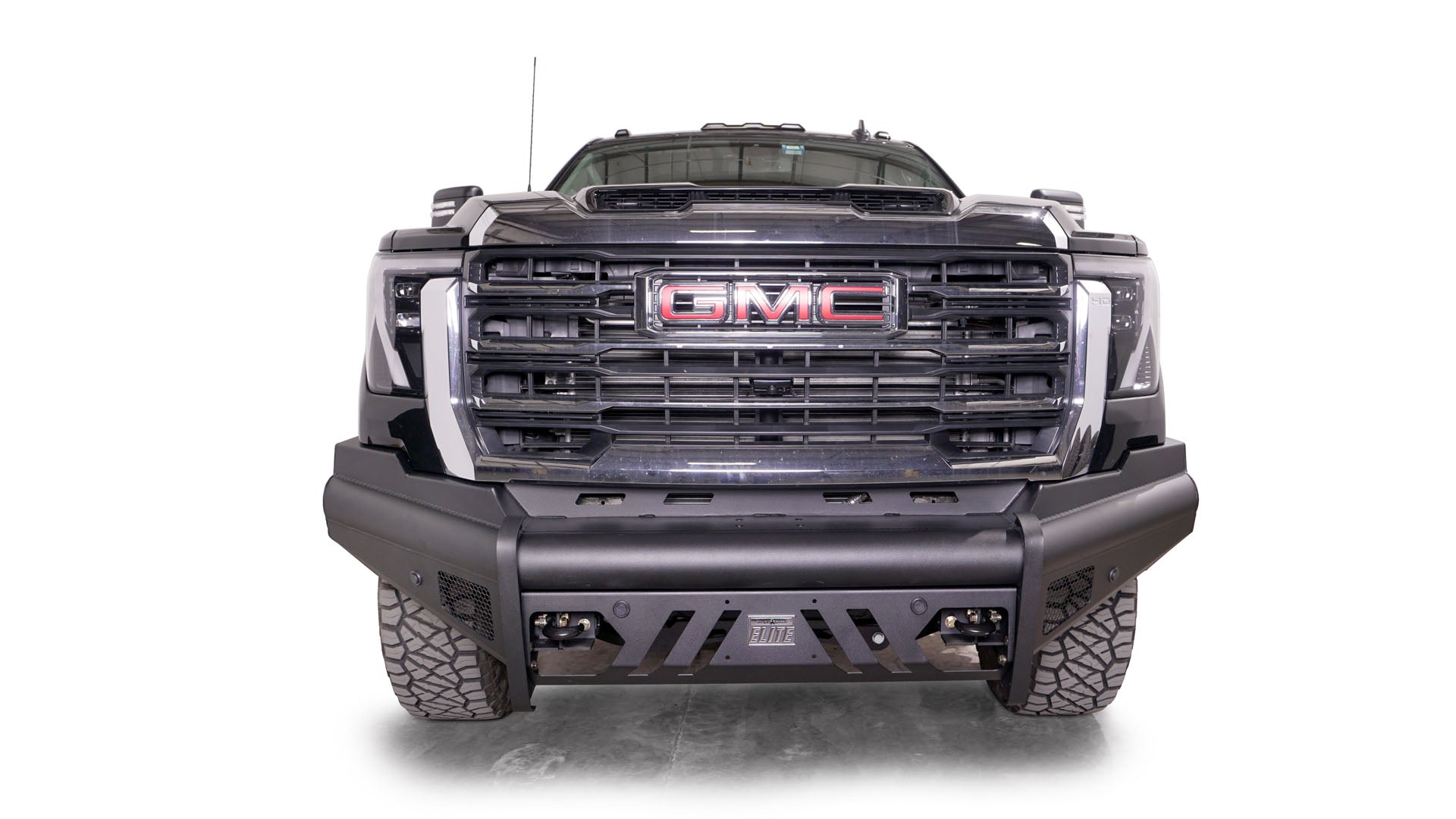 '24+ GMC 2500/3500 Black Steel Elite Front Bumper