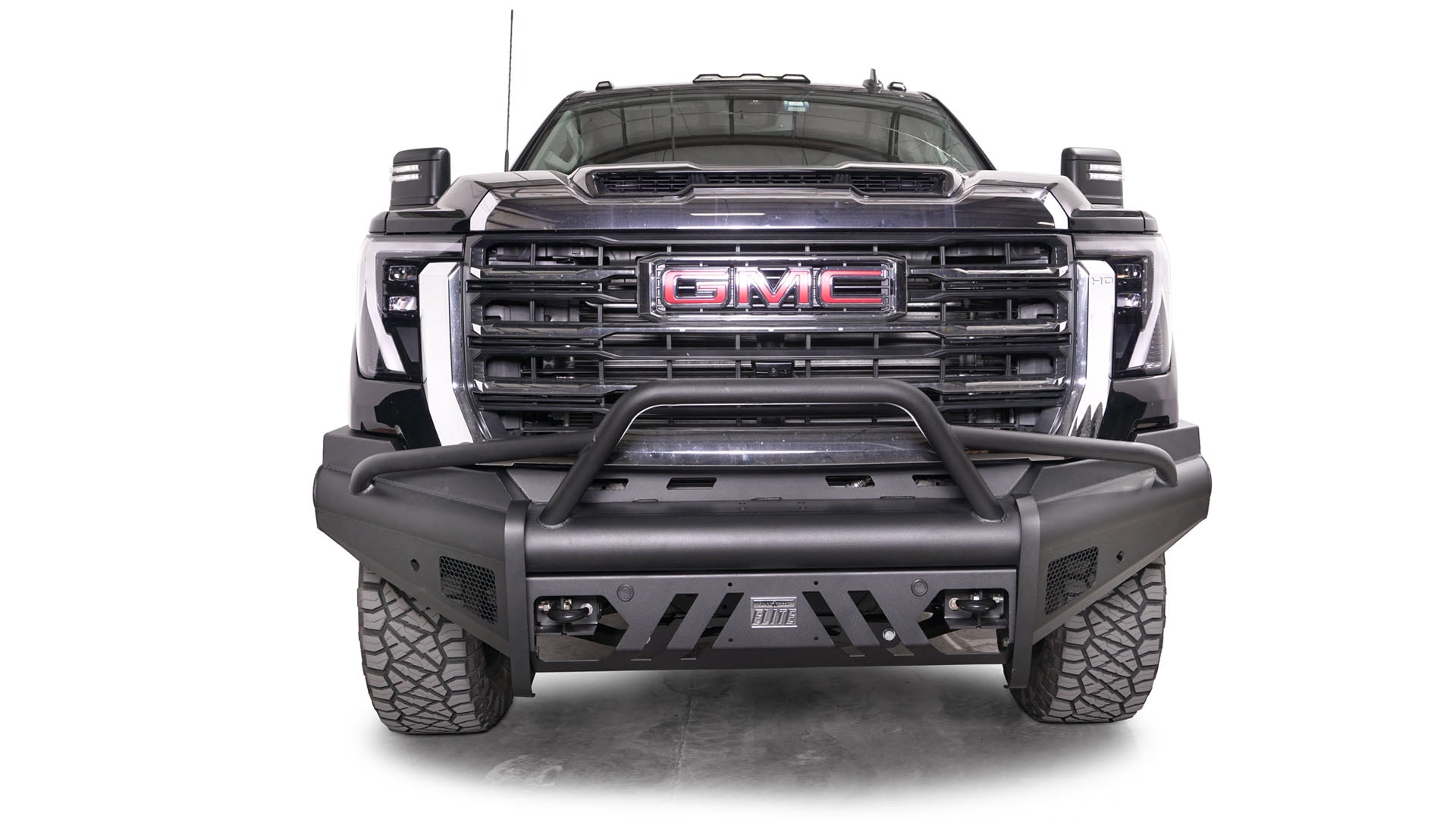 '24+ GMC 2500/3500 Black Steel Elite Front Bumper