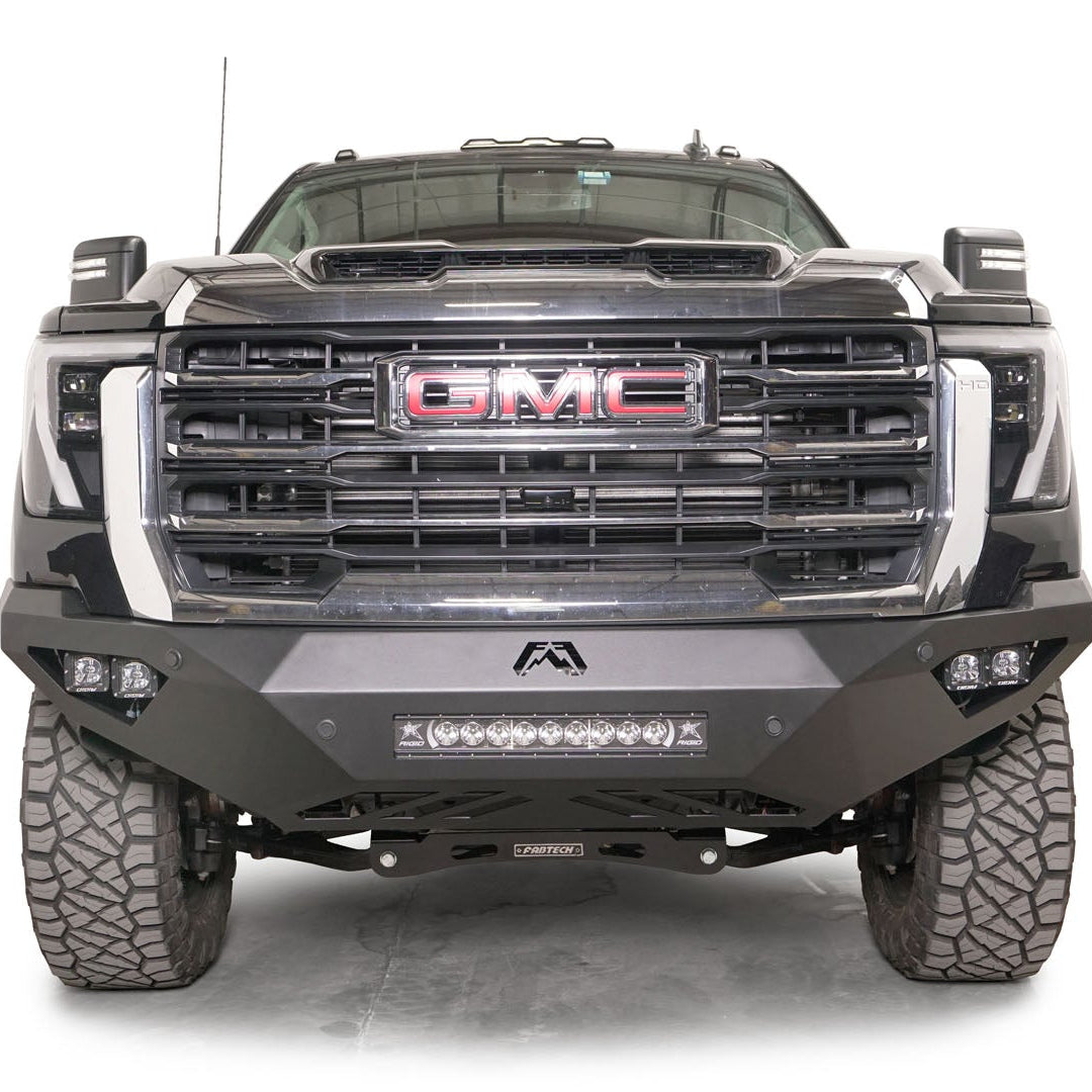 '24+ GMC 2500/3500 Vengeance Front Bumper Display on Vehicle 
