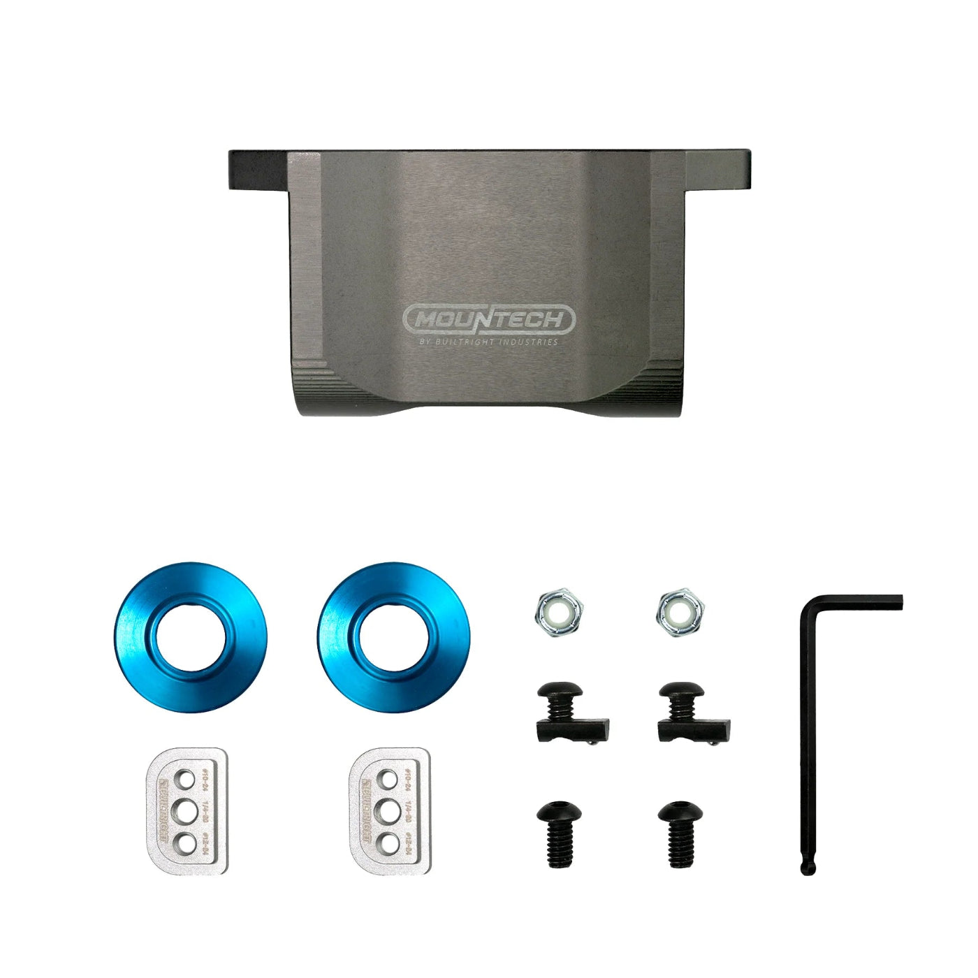 Mountech Bike Fork Mount Display of Included Parts 