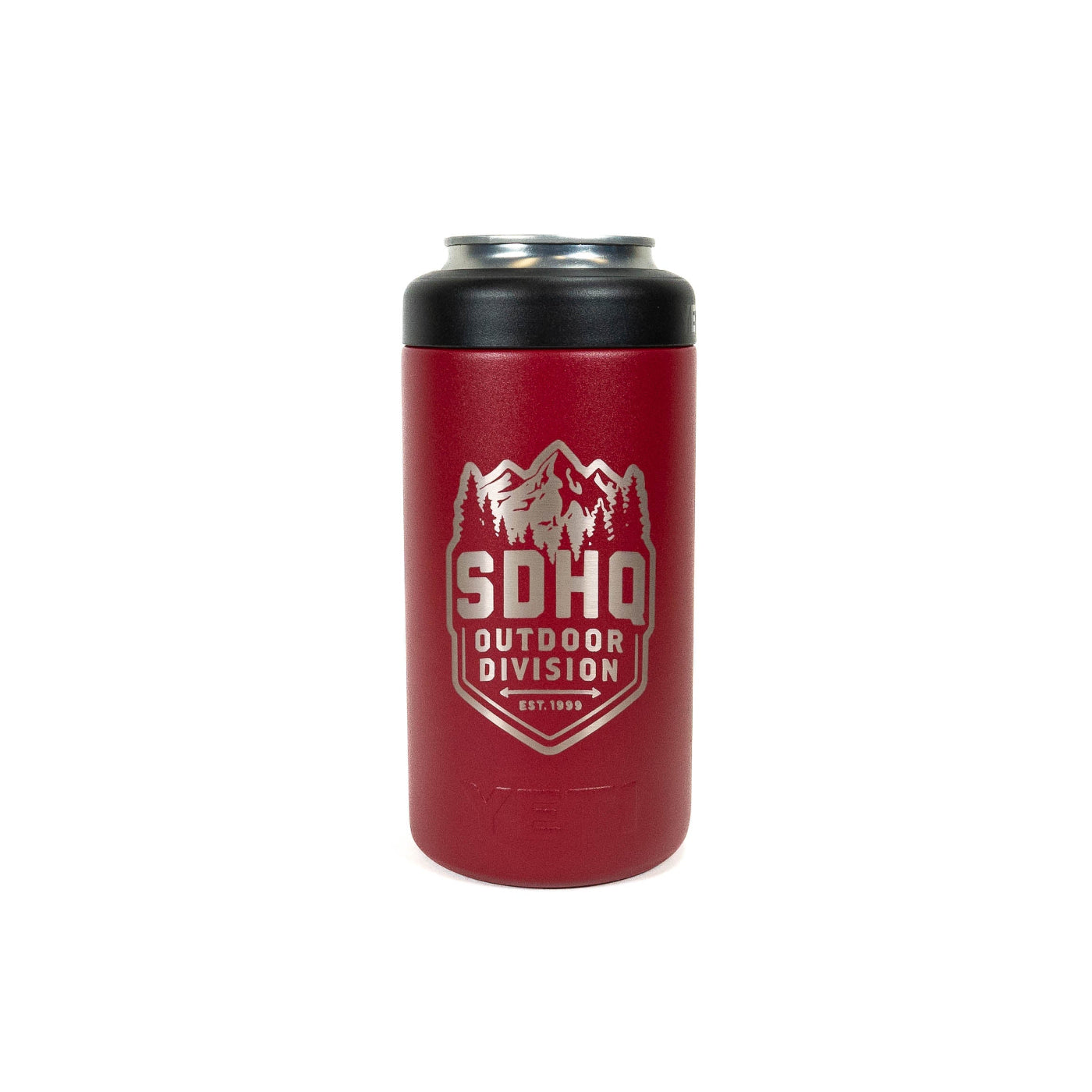 SDHQ Outdoor Division Yeti Rambler 16oz Colster Can Cooler | Harvest Red