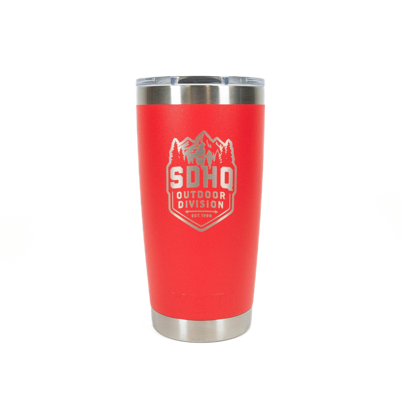 SDHQ Outdoor Division Yeti Rambler 20oz Tumbler with MagSlider Lid | Rescue Red