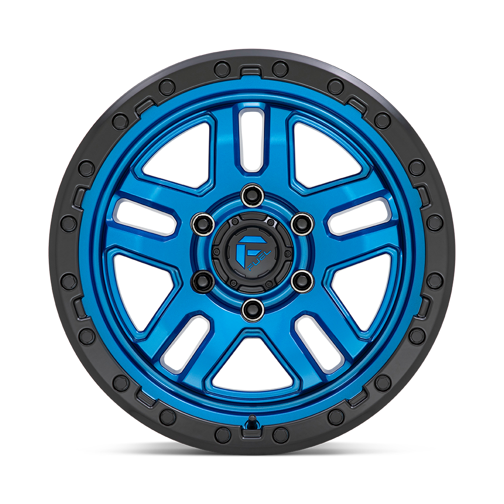 Fuel Wheels | AMMO Front View Blue