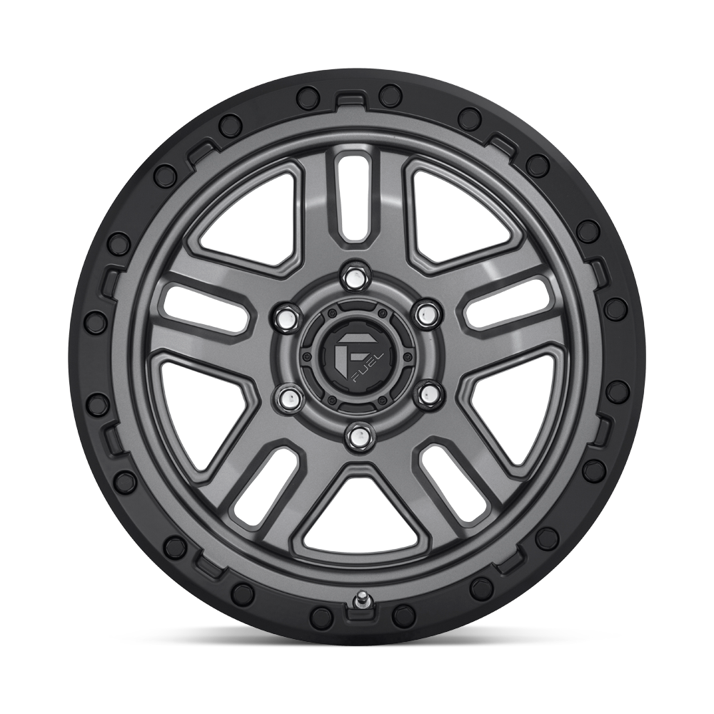 Fuel Wheels | AMMO Front View Grey