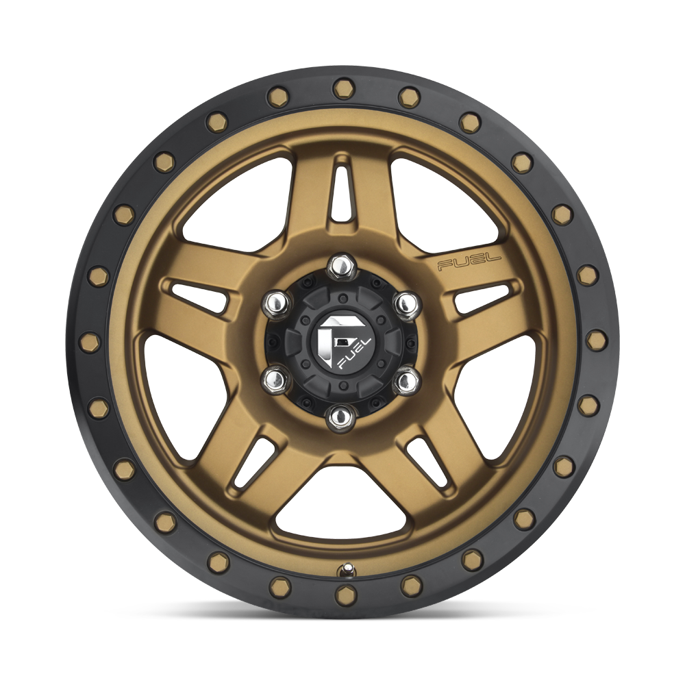 Fuel Wheels | ANZA Front View Bronze