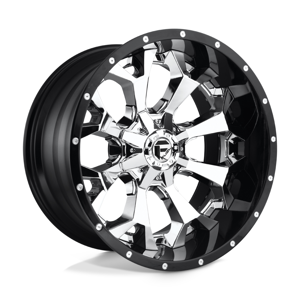 Fuel Wheels | ASSAULT Front View Silver