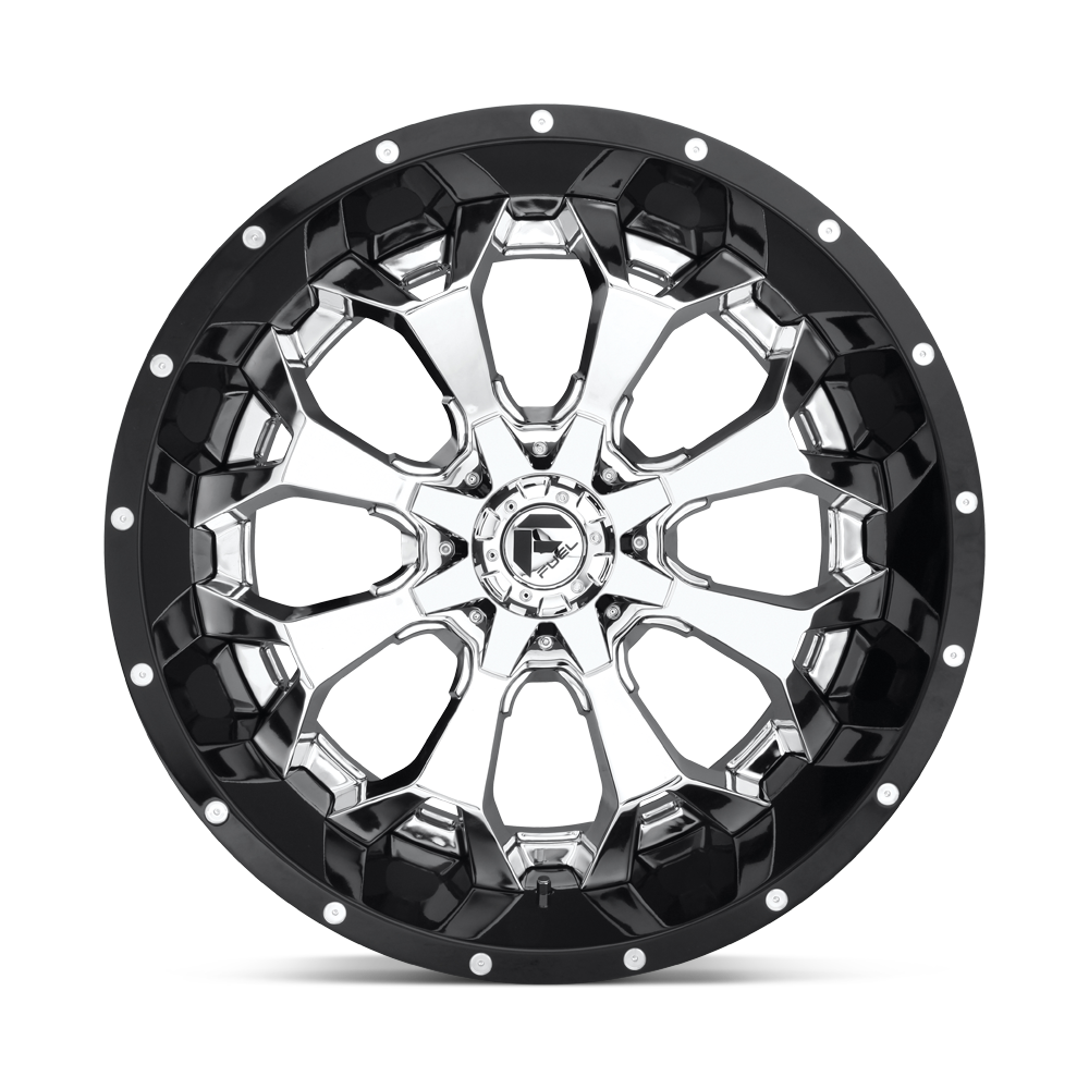 Fuel Wheels | ASSAULT Front View Silver