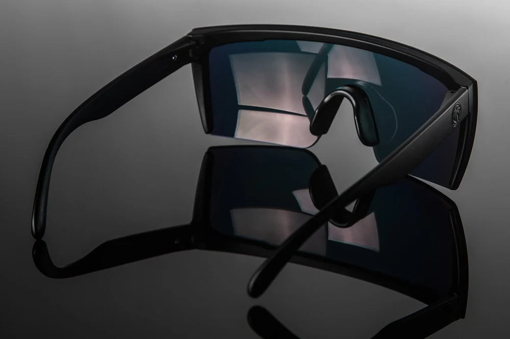 Lazer Face H2O | Black Frame - Black Lens Front View