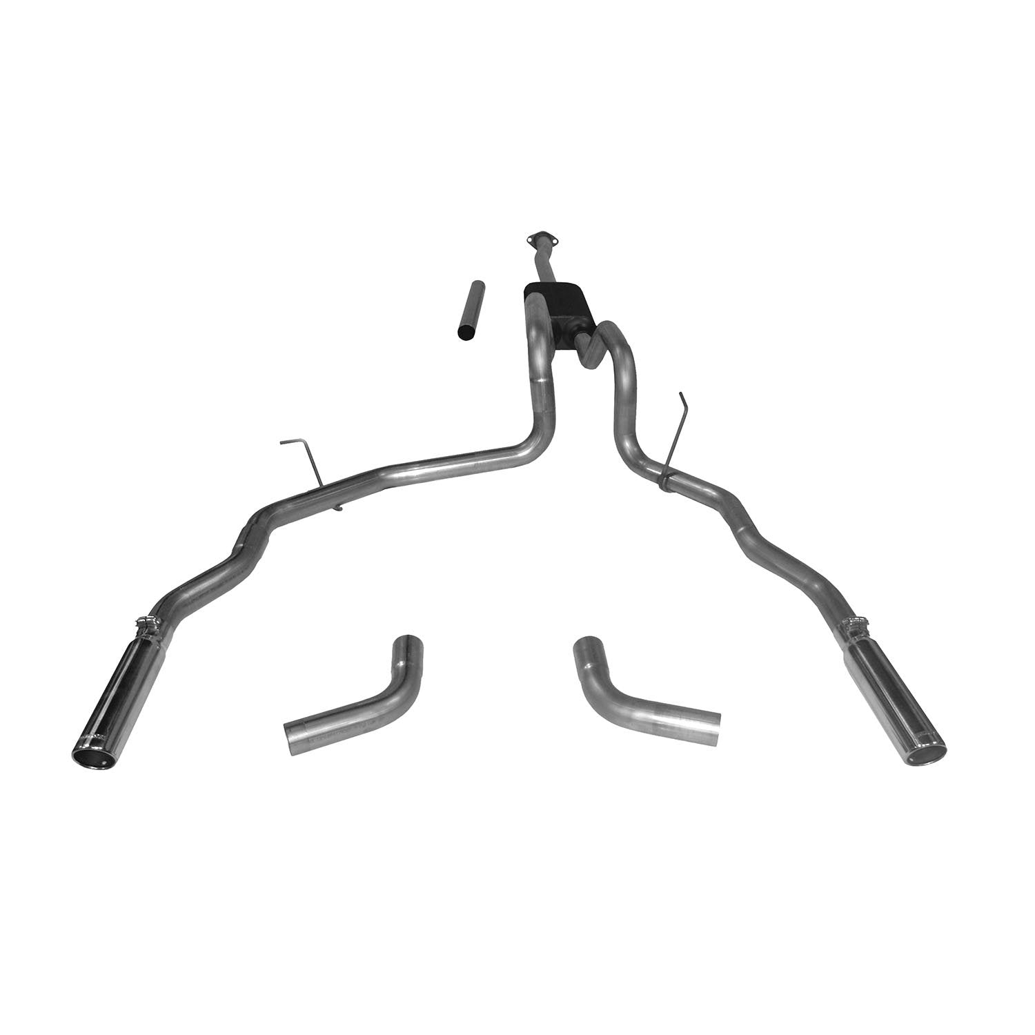 Flowmaster Force II Cat-back Exhaust System Front View