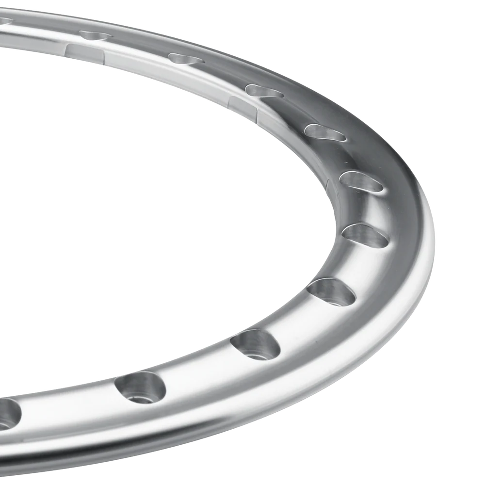 709 Impact Ring Front View Silver