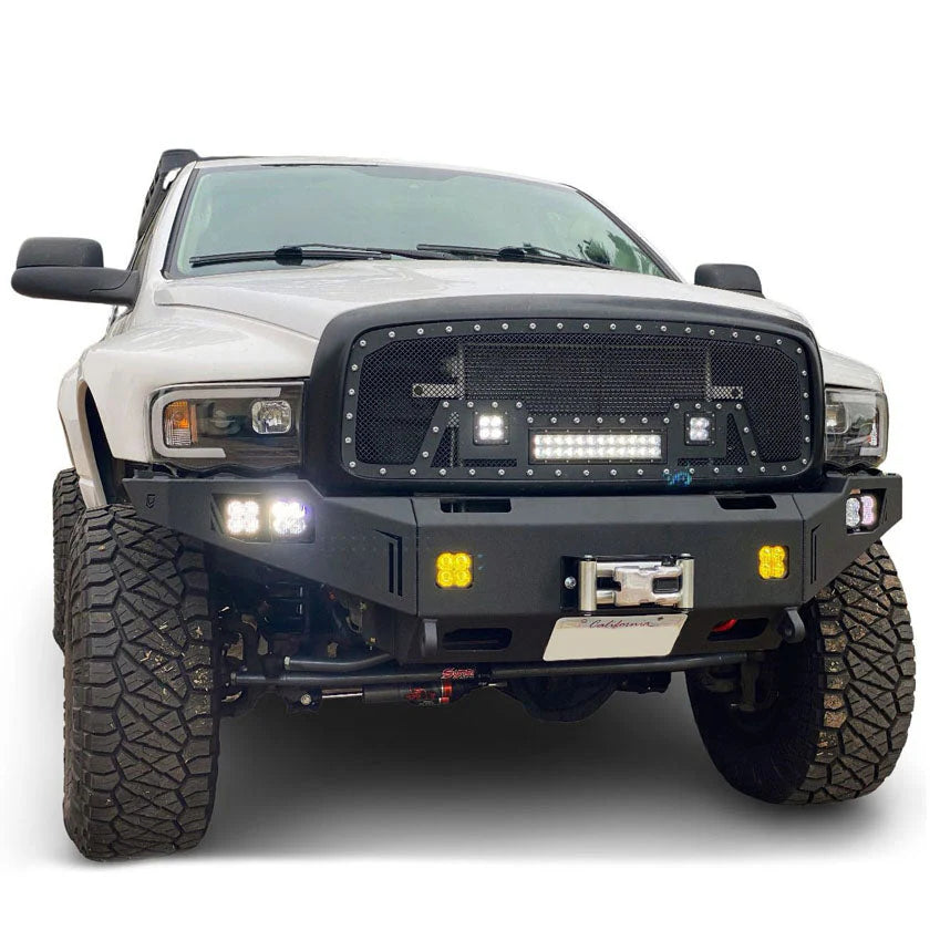 2003-2005 RAM 2500/3500 OCTANE SERIES FRONT WINCH BUMPER Front View