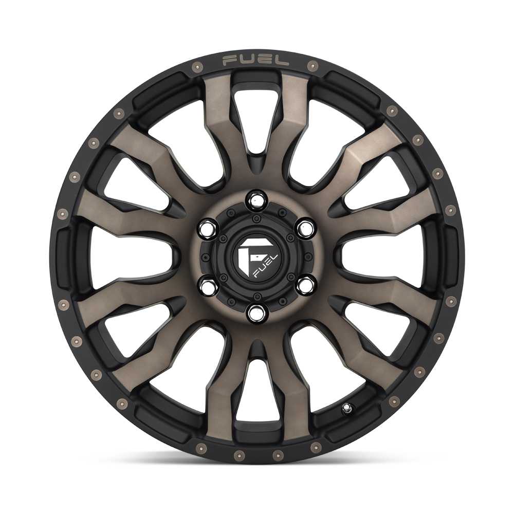 Fuel Wheels | BLITZ Front View Bronze