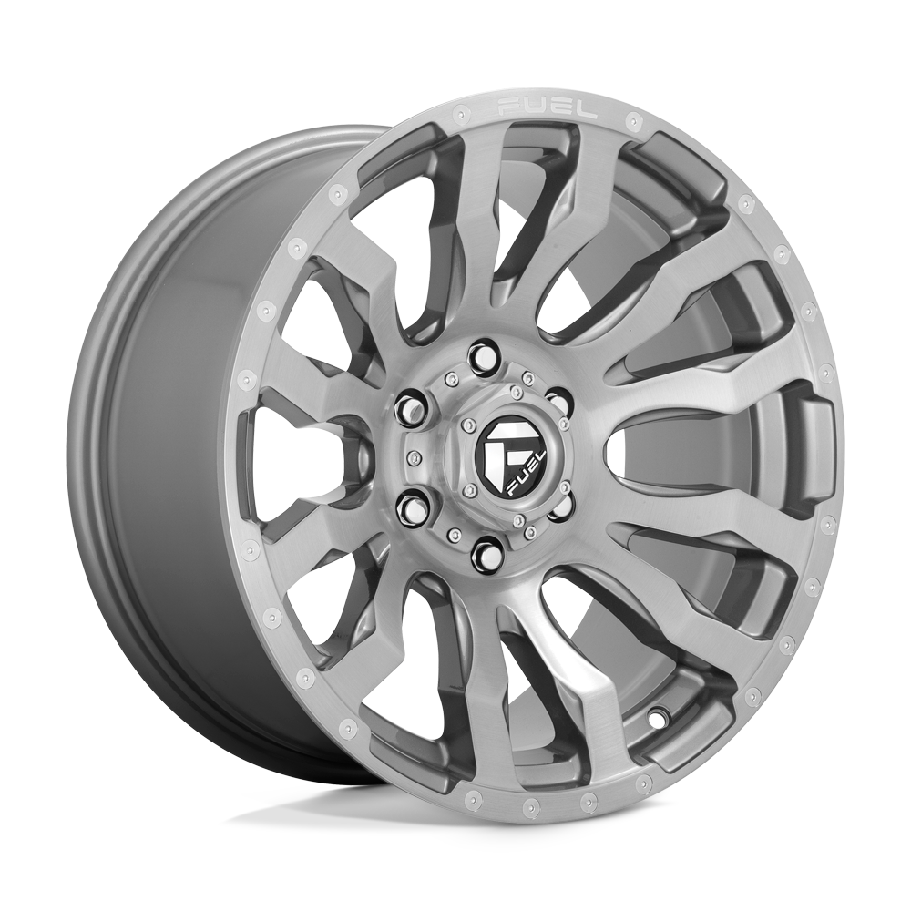 Fuel Wheels | BLITZ Front View Grey