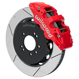 AERO6 Big Brake Front Brake Kit RED Skyline R33 | 18" Wheel Diameter Minimum