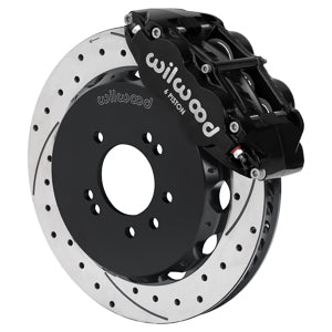 Forged Narrow Superlite 6R Big Brake Front Brake Kit (Hat) Drilled/Slotted Skyline R33/R34 | 17" Wheel Diameter Minimum