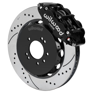 Forged Narrow Superlite 6R Big Brake Front Brake Kit (Hat) Drilled/Slotted Skyline R33/R34 | 18" Wheel Diameter Minimum