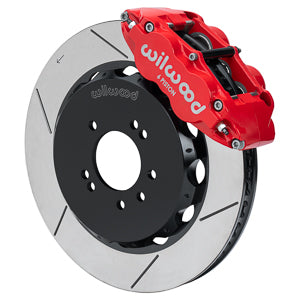Forged Narrow Superlite 6R Big Brake Front Brake Kit (Hat) RED Skyline R33/R34 | 18" Wheel Diameter Minimum