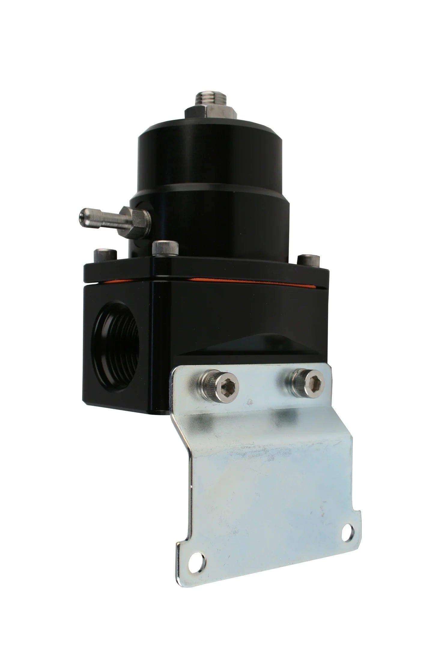 Black A1000 EFI return style Regulator Front View
