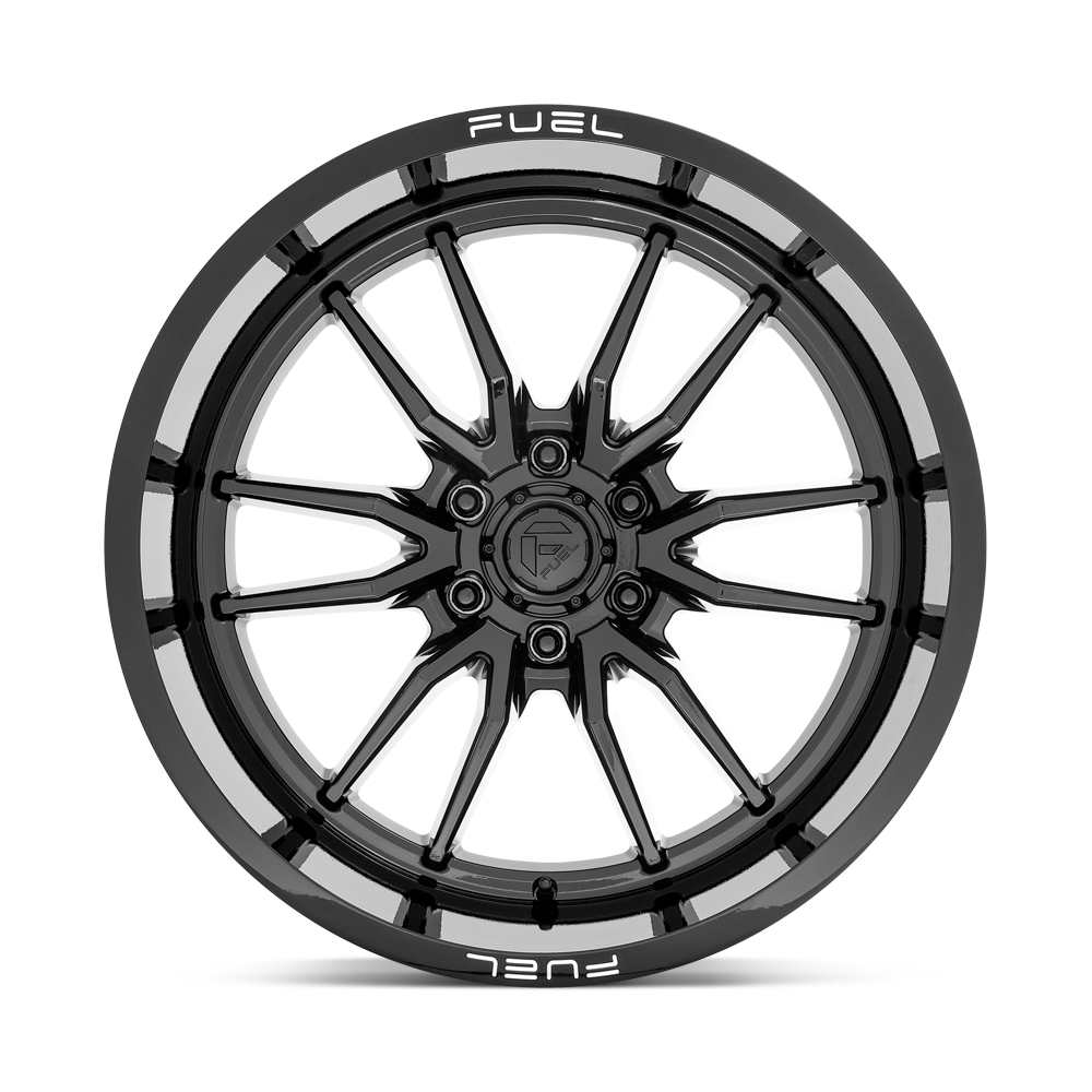 Fuel Wheels | CLASH Front View Black