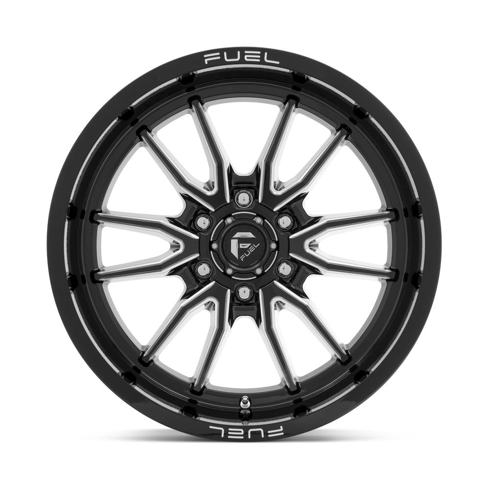 Fuel Wheels | CLASH Front View Black
