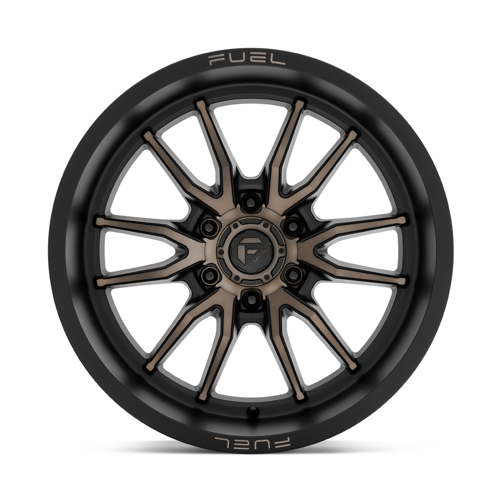Fuel Wheels | CLASH Front View Bronze