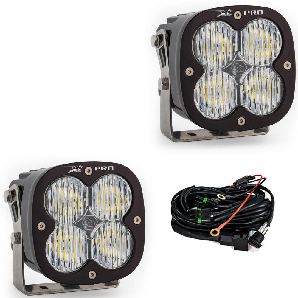 Baja Designs XL Pro LED Light Display of Included Parts 