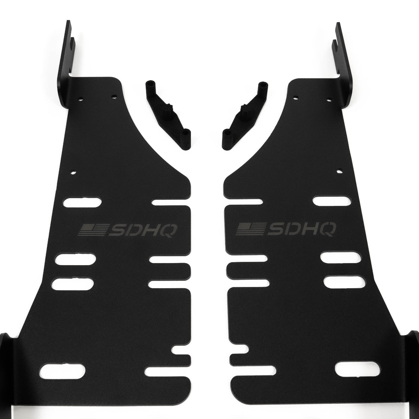 2025 Ram 1500 RHO SDHQ Built Behind the Grille LED Light Bar Mount display of included parts and hardware 