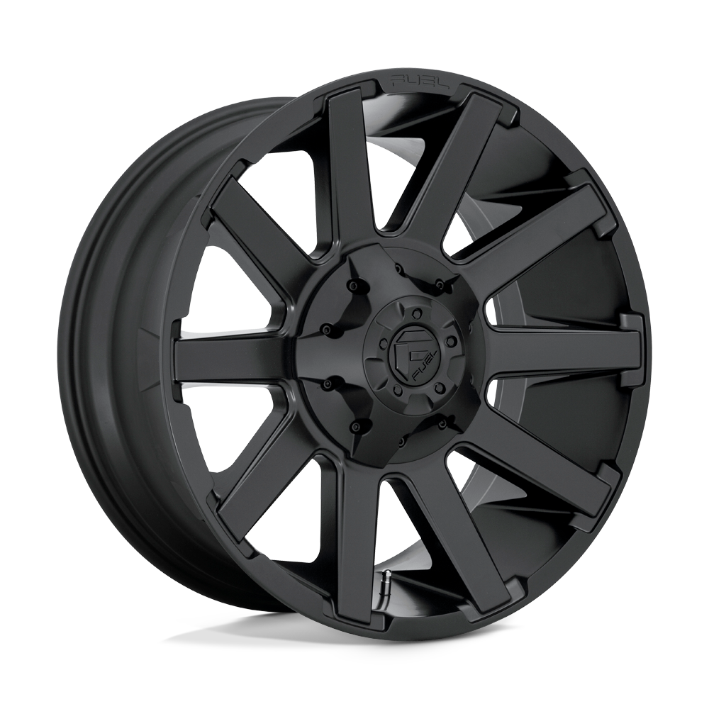 Fuel Wheels | COUPLER Front View Black