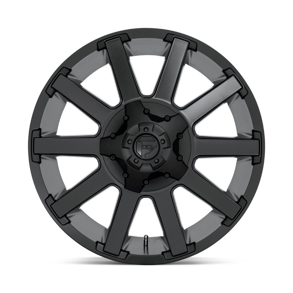 Fuel Wheels | COUPLER Front View Black