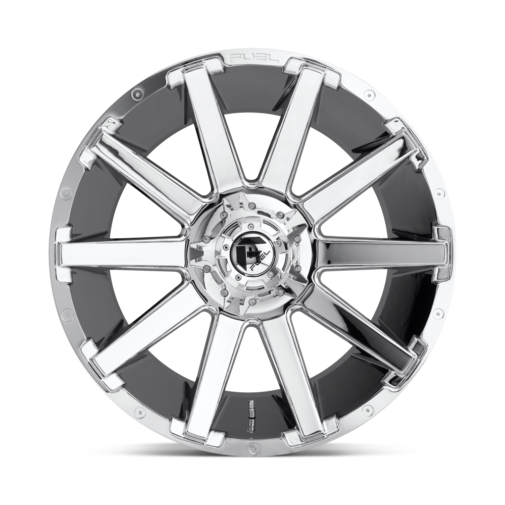 Fuel Wheels | COUPLER Front View Chrome