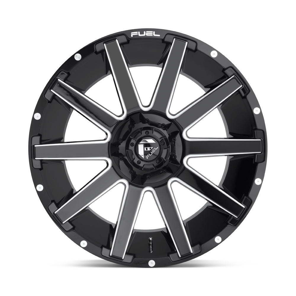 Fuel Wheels | COUPLER Front View Black