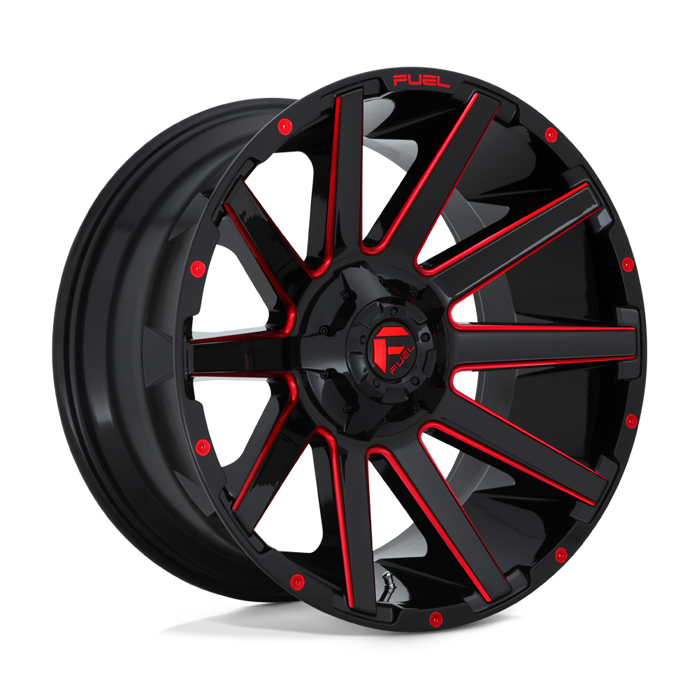 Fuel Wheels | COUPLER Front View Red