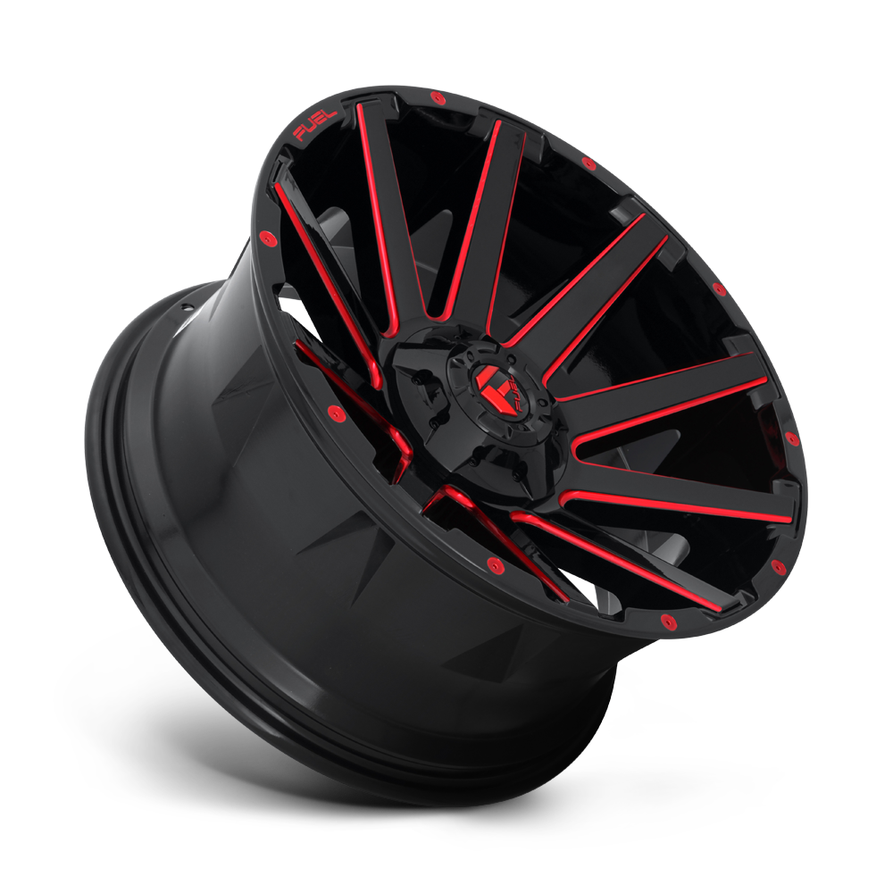 Fuel Wheels | COUPLER Front View Red