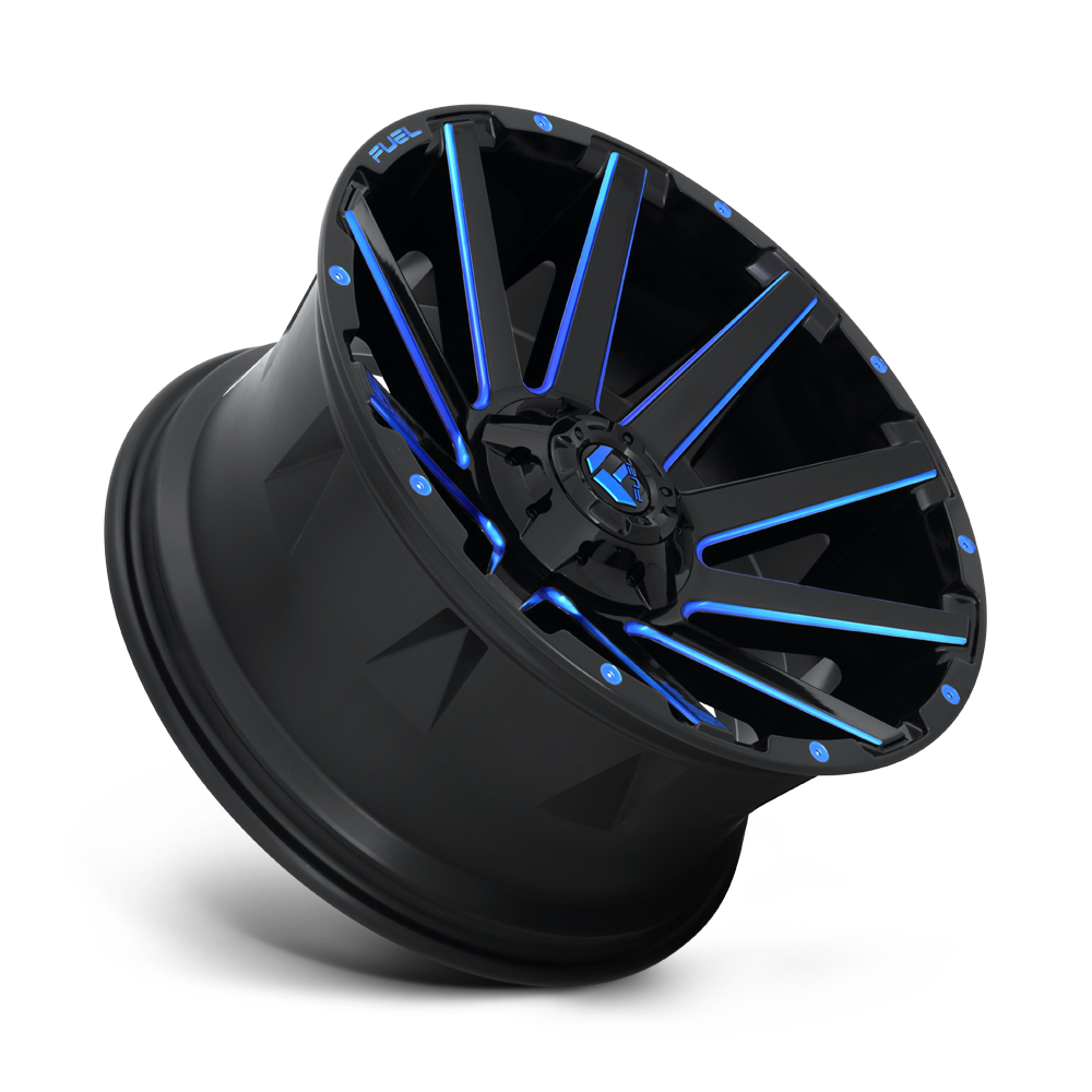 Fuel Wheels | COUPLER Front View Blue