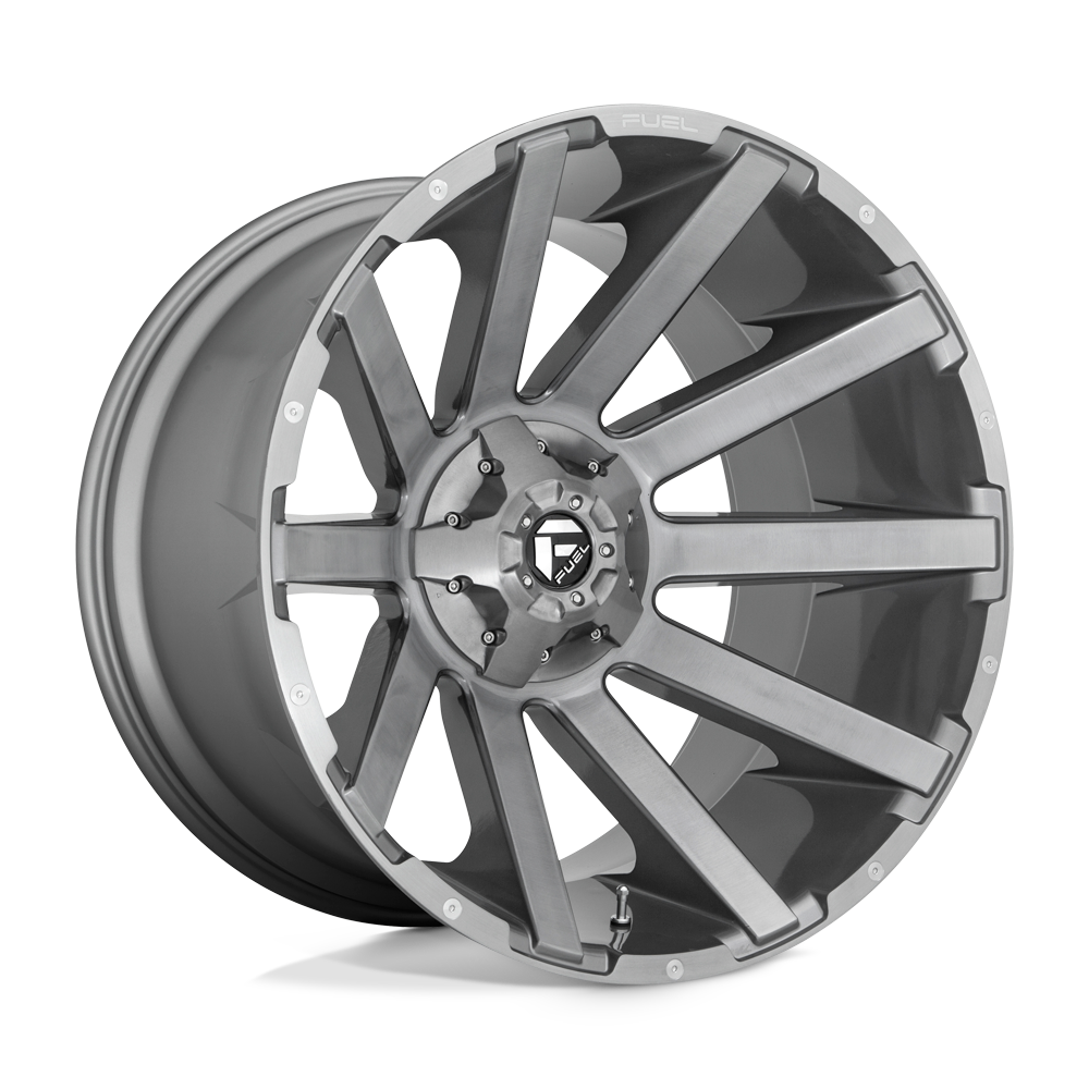 Fuel Wheels | COUPLER Front View Grey