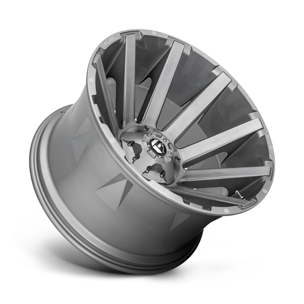 Fuel Wheels | COUPLER Front View Grey