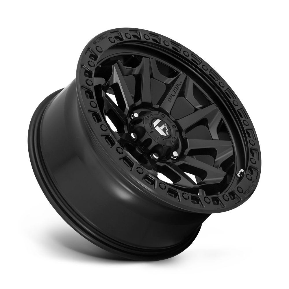 Fuel Wheels | COVERT Front View Black