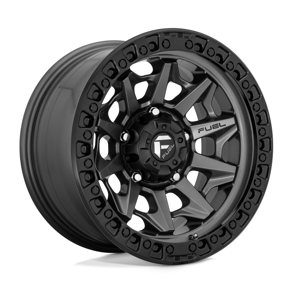 Fuel Wheels | COVERT Front View Grey