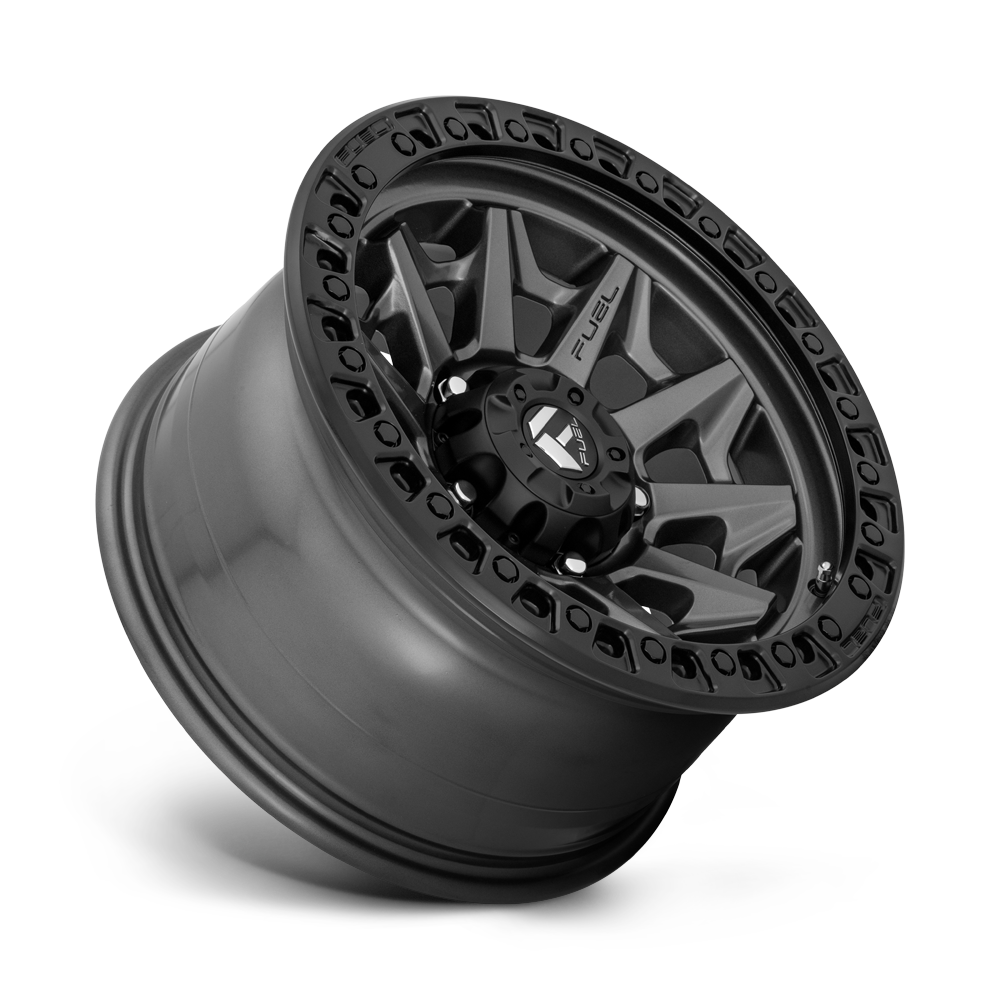 Fuel Wheels | COVERT Front View Grey