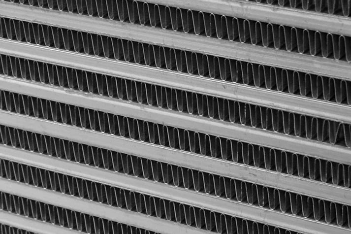 High-Performance Bar & Plate Intercooler Core 22x12x3.5 Front View