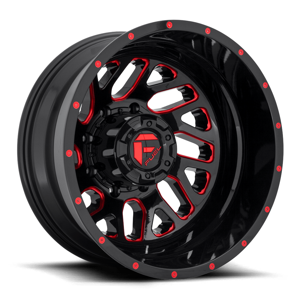 Fuel Wheels | TRITON Front View Red