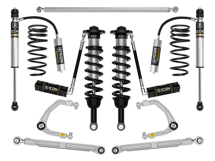 ICON 2025-2026 Toyota 4Runner 2WD, 1.25-3" Lift, Stage 4 Suspension System, Billet