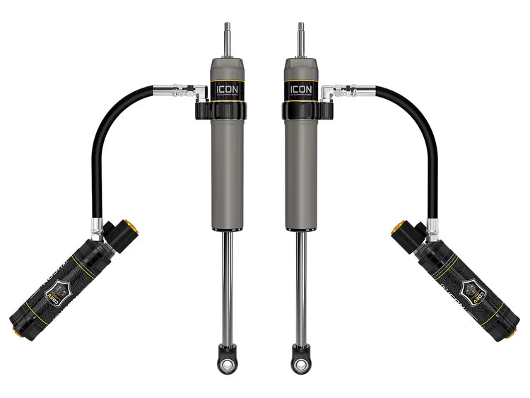 ICON 2025 Toyota 4Runner, 0-3” Lift, Rear, V.S. 2.5 Aluminum Series Shock Absorbers, Remote Reservoir w/ CDEV, Pair