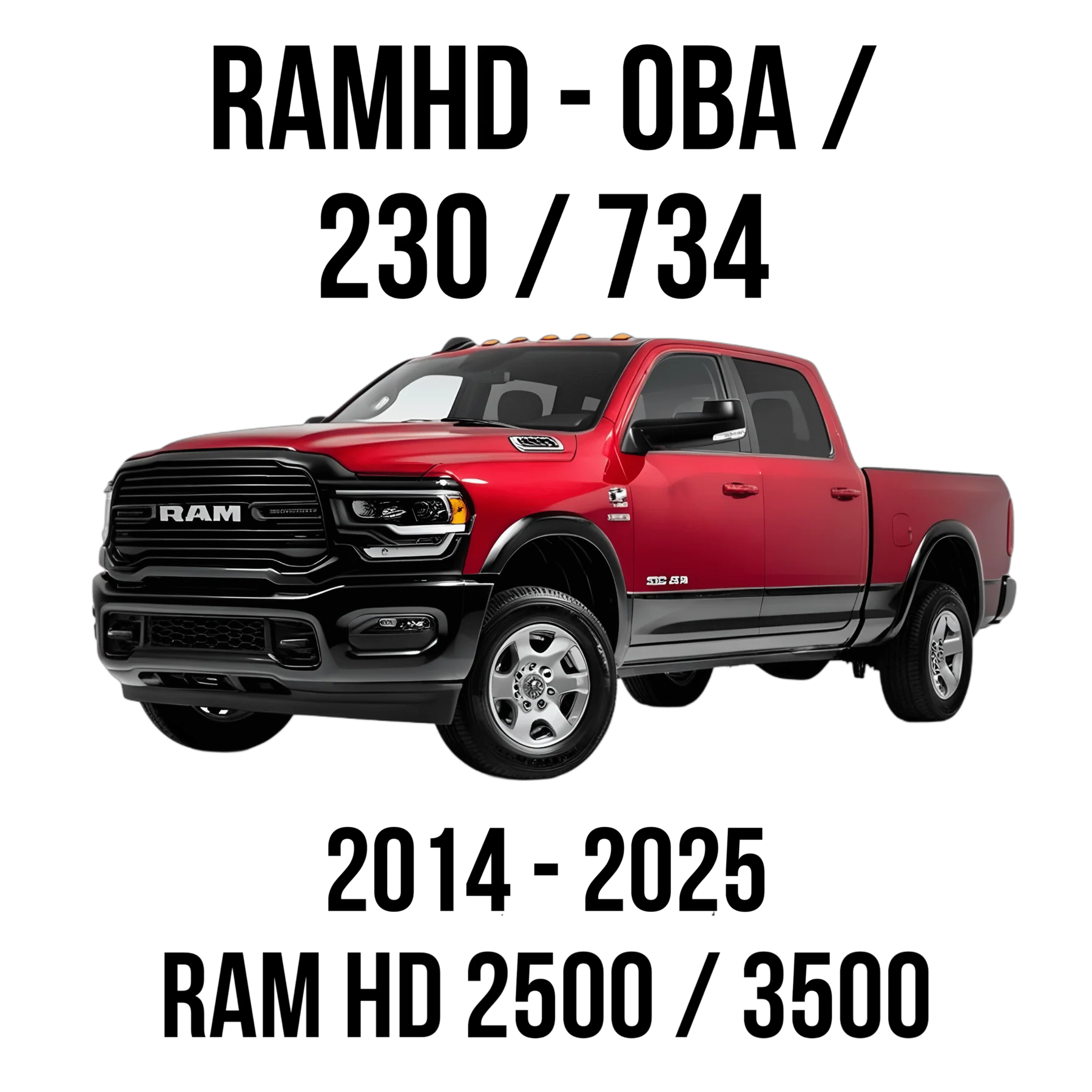 DIRECT FIT TRAIN HORN AND ONBOARD AIR SYSTEMS FOR 2014-2025 RAM HD 2500/3500