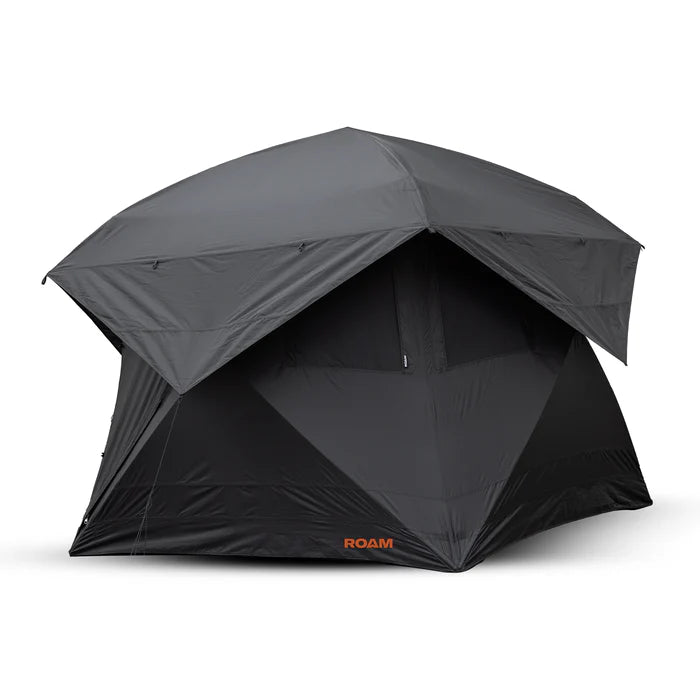 The Drifter Tent Front View Black